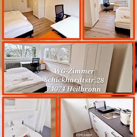 Efde Gmbh- Studenten Und Business Wg-zimmer Ab Sofort Frei 3-er Wg Inkl. Reinigungservice * Heilbronn